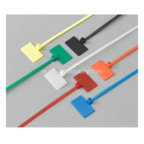 Marcação de cabos Gravata / Identificador de abraçadeiras de nylon de marcador